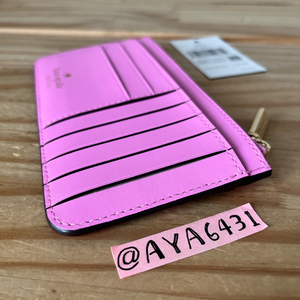 Kate Spade Bubble gum large slim card holder🎈🎈 - Picture 4 of 10